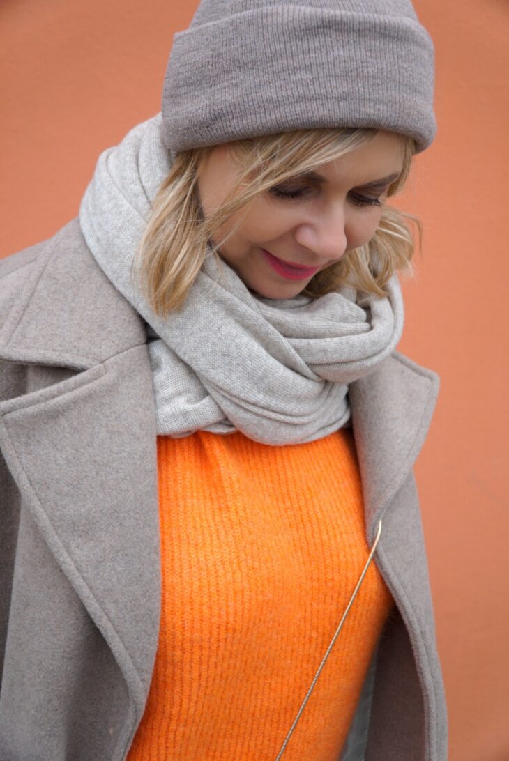 Pullover LEONA orange 2 co‘couture