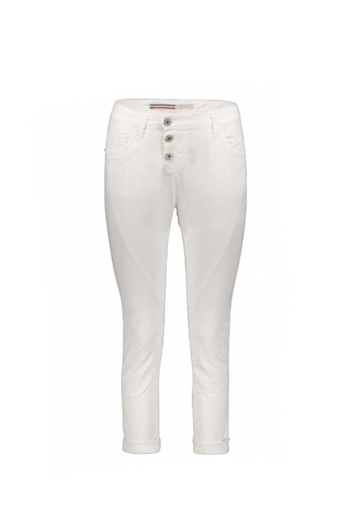 Jeans P78A bianco ottico PLEASE