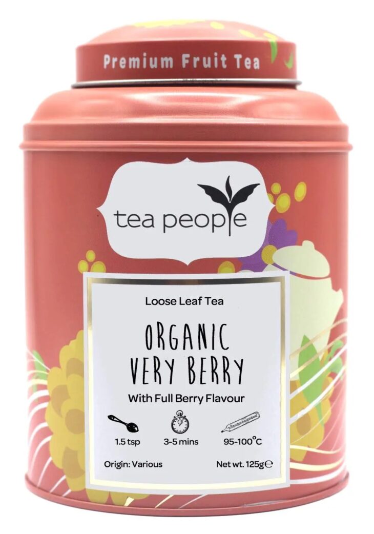 Tee ORGANIC VERY BERRY 125 g TEA PEOPLE