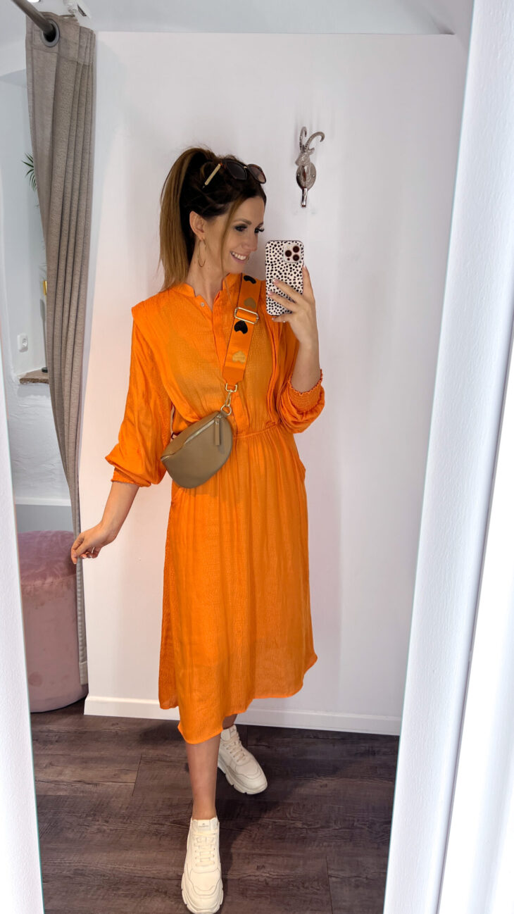 Kleid CASSIE orange co‘couture