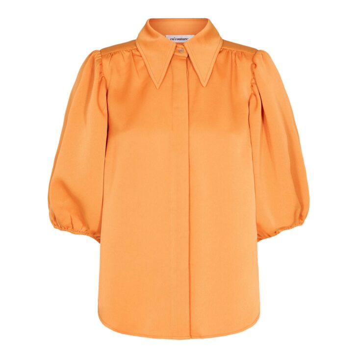 lautenschlagerLOVESyou co couture Bluse ELIAH PUFF SLEEVES orange
