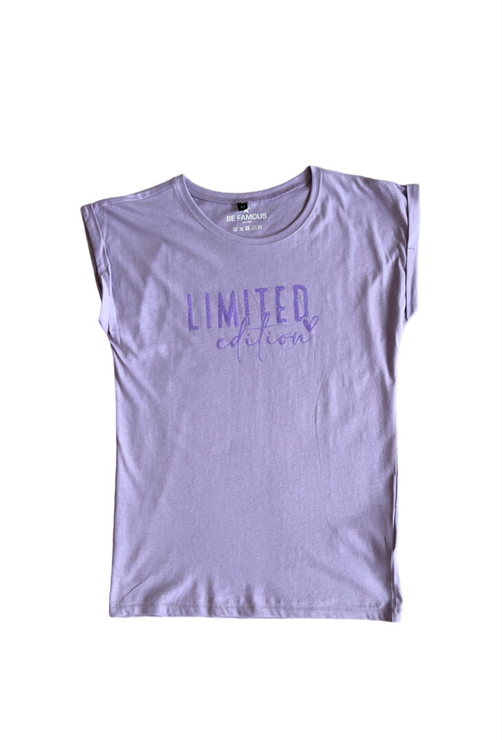T-Shirt LIMED rainbow lavender lilac be famous