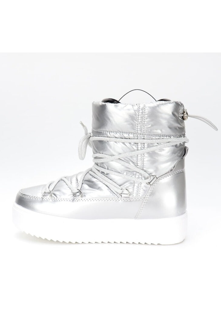 lautenschlagerLOVESyou Boots METALLIC SNOW silver white 2