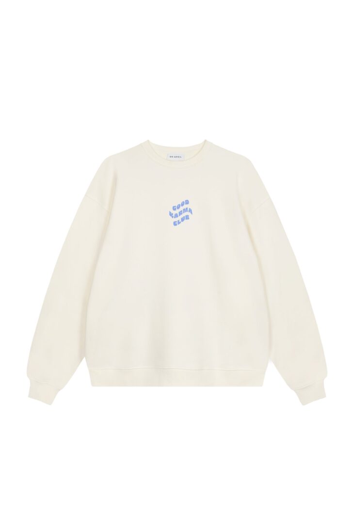lautenschlagerLOVESyou OH APRIL Oversized Sweater Good Karma Club Off White