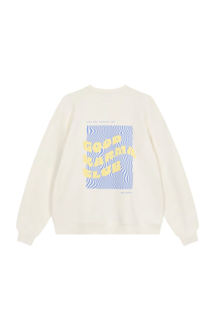 lautenschlagerLOVESyou OH APRIL Oversized Sweater Good Karma Club Off White1