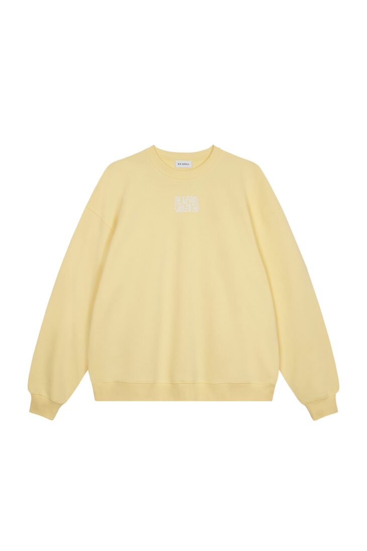 lautenschlagerLOVESyou OH APRIL Oversized Sweater Waves Pastel Yellow