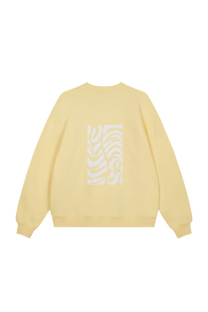 lautenschlagerLOVESyou OH APRIL Oversized Sweater Waves Pastel Yellow!